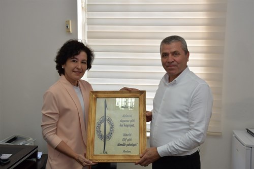 Kaymakamımız Abdulkadir DEMİR, Manavgat Kızılay İlçe Başkanı Pınar KAPUKAYA’ya Veda Ziyaretinde Bulundu