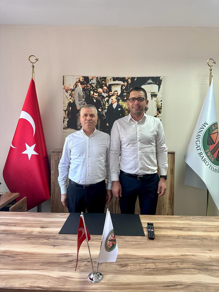 Kaymakamımız Abdulkadir DEMİR, Manavgat Baro Temsilcisi Av. Erol OGAN’a Veda Ziyaretinde Bulundu
