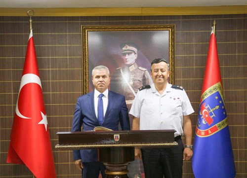 Antalya İl Jandarma Komutanı Tuğgeneral Yavuz ÖZFİDAN' a Ziyaret