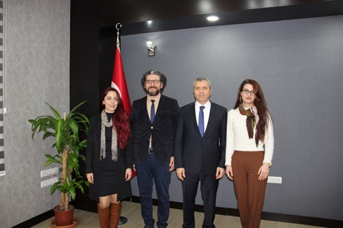 Alanya Alaadin Keykubat Üniversitesi Öğretim Üyesi Dr. Davut KARAMAN, Ayşe Nur ÖZDEMİR ve Asiye KEMİK' ten Ziyaret